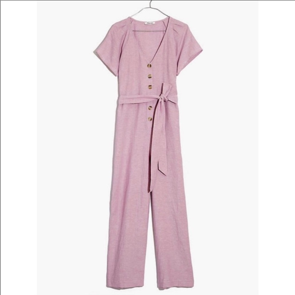 Madewell Pressed Orchid Jumpsuit